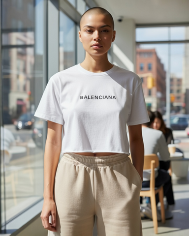 Balenciana Crop Top