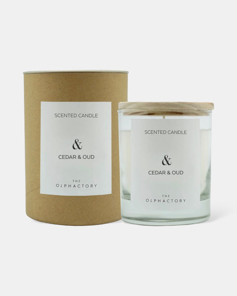 Vela vegetal THE OLPHACTORY CEDAR & OUD 200gr
