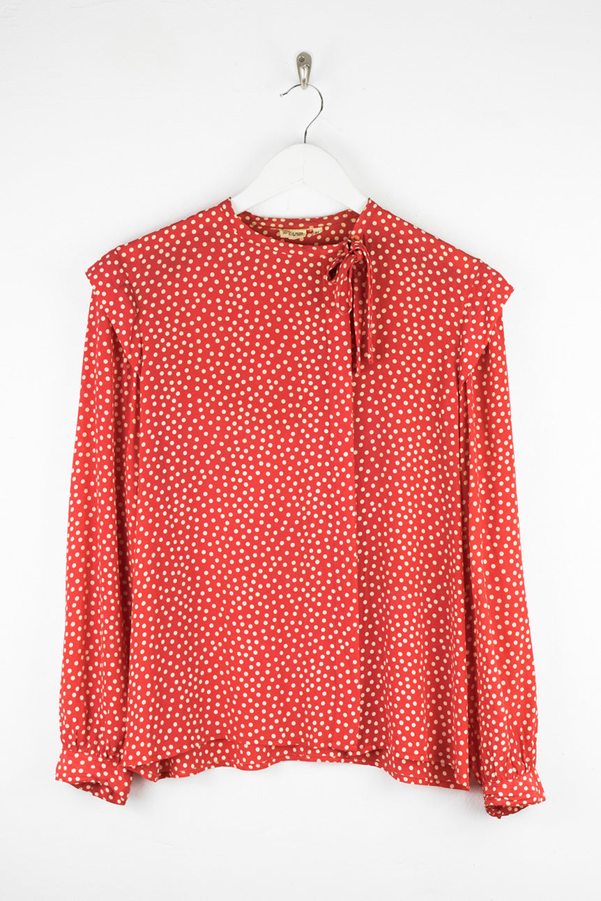 Polka dots blouse